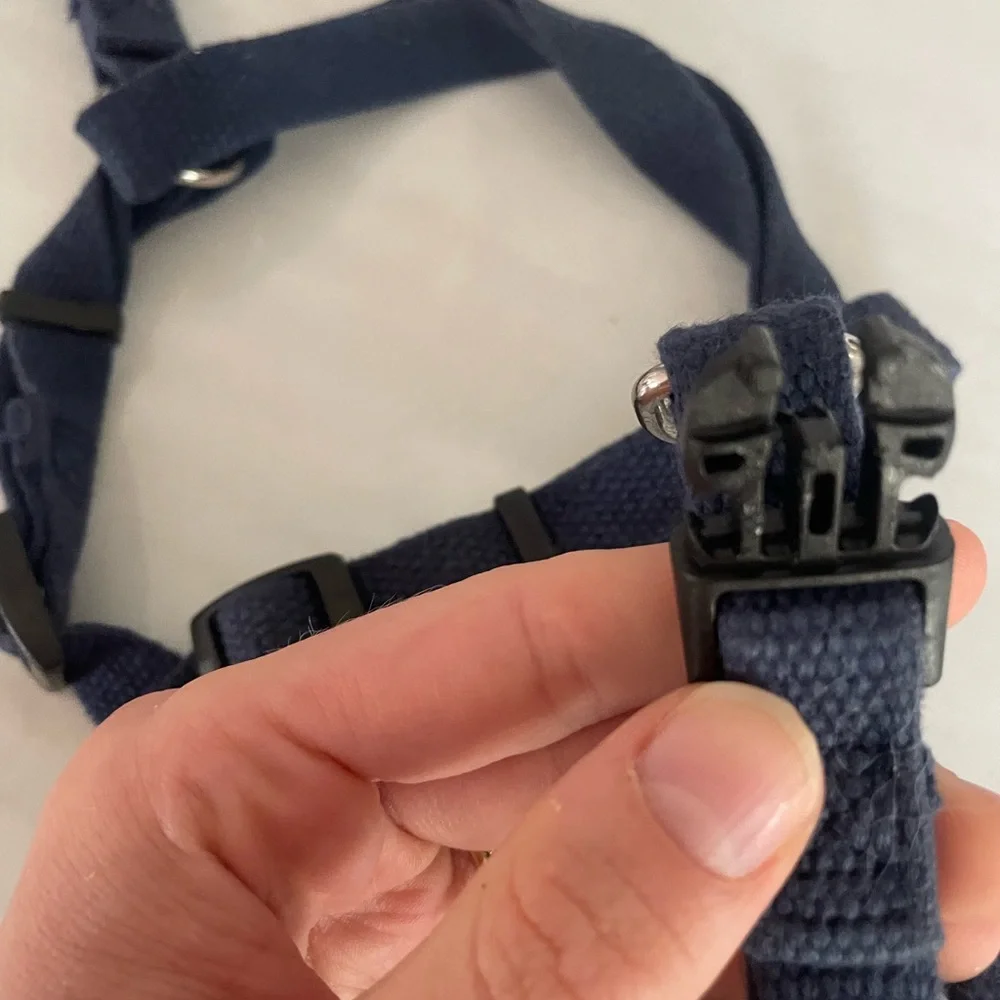 Navy Puppy Harness